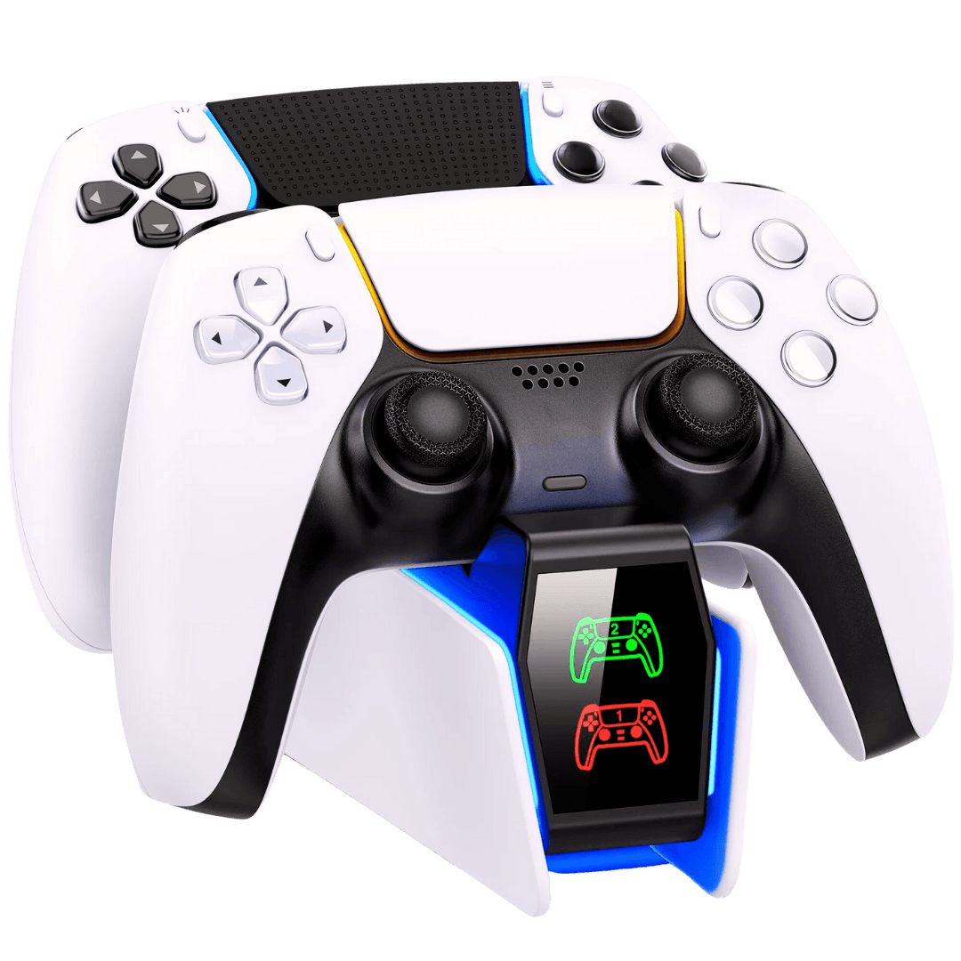 Chargeur PS5 Dual Blanc