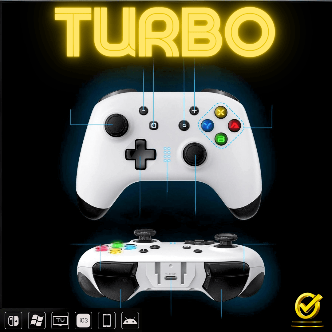 Manette Pro Universelle Multiplateforme - Confort et Contrôle - PANDAGLOBE