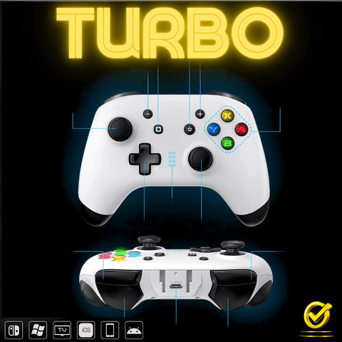 Manette Pro Universelle Multiplateforme - Confort et Contrôle - PANDAGLOBE