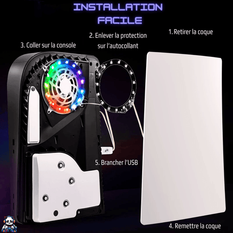 Éclairage LED pour PS5 - Immersion Gaming Ultime - PANDAGLOBE