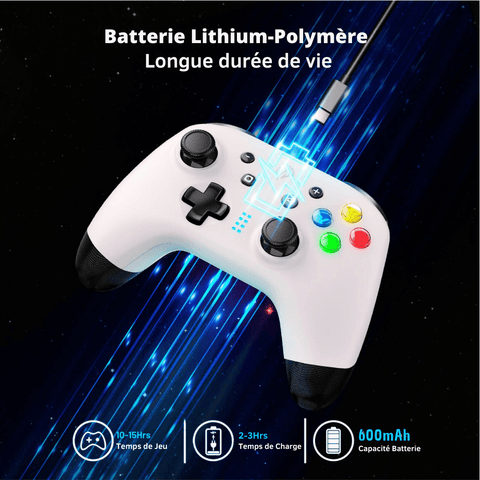 Manette Pro Universelle Multiplateforme - Confort et Contrôle - PANDAGLOBE