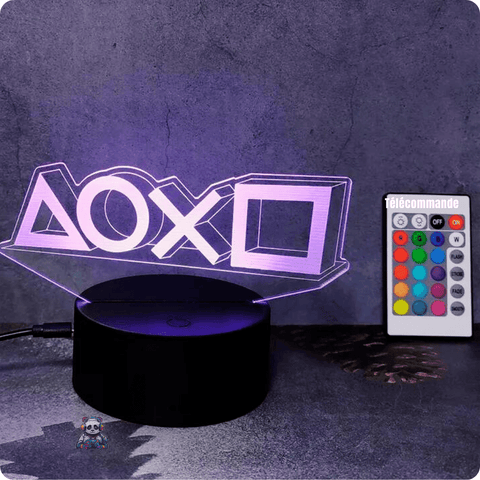 Lampe gamer manette 3D - 16 couleurs - PANDAGLOBE