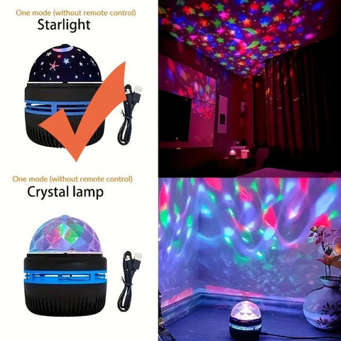 Lampe Projecteur pour chambre avec étoiles vagues galaxies - PANDAGLOBE