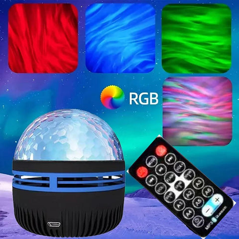 Lampe Projecteur pour chambre avec étoiles vagues galaxies - PANDAGLOBE