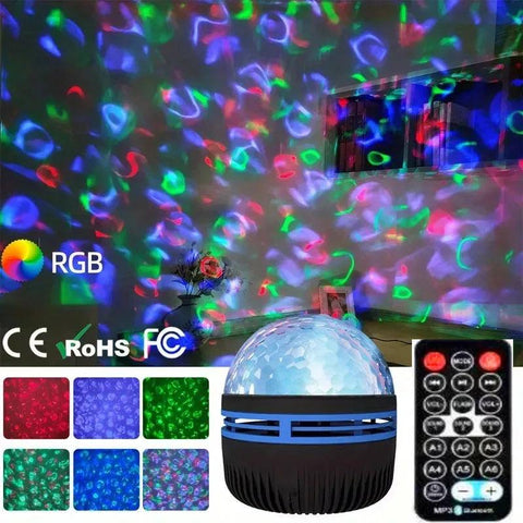 Lampe Projecteur pour chambre avec étoiles vagues galaxies - PANDAGLOBE