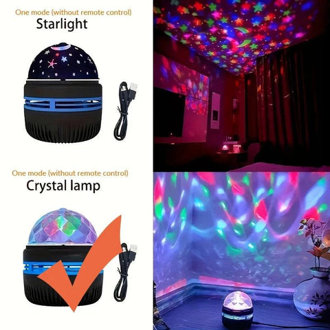 Lampe Projecteur pour chambre avec étoiles vagues galaxies - PANDAGLOBE