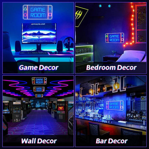 Lampe néon gaming pour décoration murale design - PANDAGLOBE