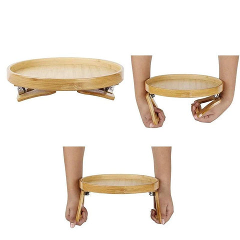 Plateau accoudoir canapé pliable - PANDAGLOBE