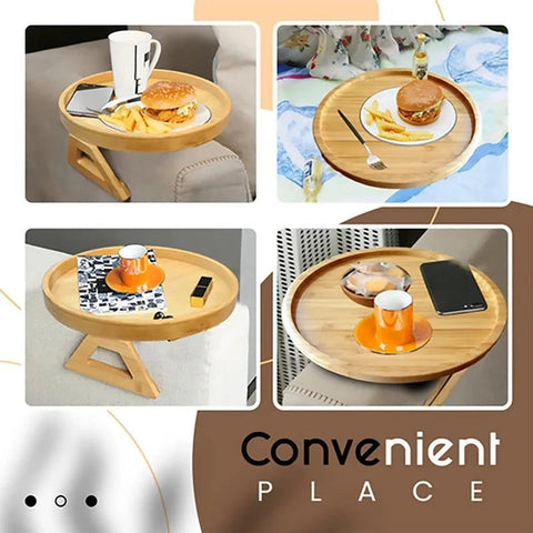 Plateau accoudoir canapé pliable - PANDAGLOBE