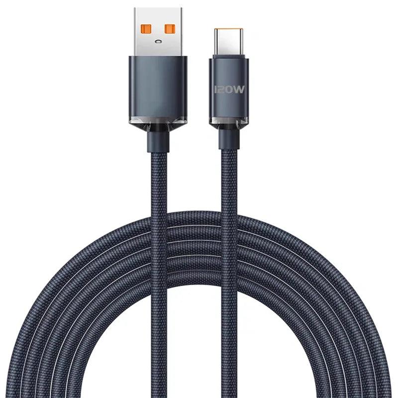 Câble ultra-rapide USB-C 120W - 3 couleurs - PANDAGLOBE