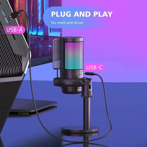 Microphone Studio Professionnel avec condensateur - PANDAGLOBE