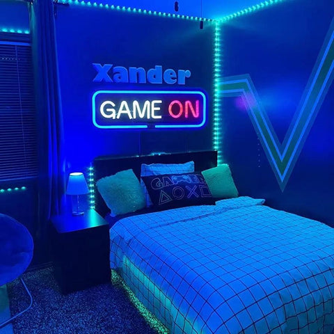 Lampe néon de décoration Gaming pour chambre ou salon - PANDAGLOBE