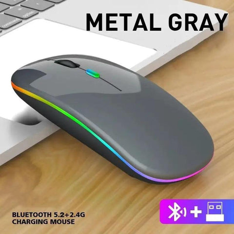 Souris gaming sans fil lumineuse et rechargeable -ultra design - PANDAGLOBE