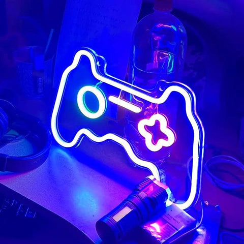 Lampe néon gaming pour décoration murale design - PANDAGLOBE