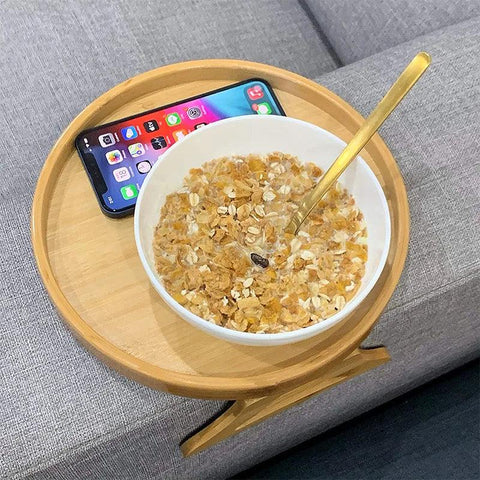 Plateau accoudoir canapé pliable - PANDAGLOBE
